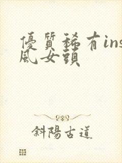 优质稀有ins风女头