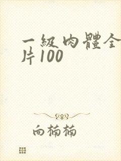 一级肉体全黄裸片100