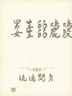 男生的鸡鸡插进女生的屁股眼里