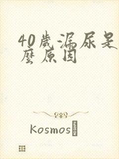 40岁漏尿是什么原因