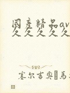 国产精品av久久久久久久