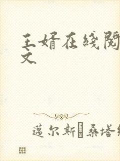 王婿在线阅读全文