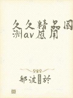 久久精品国产亚洲av应用