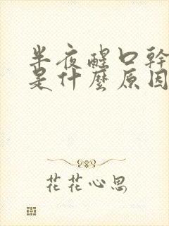 半夜醒口干口苦是什么原因