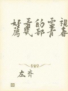 好看的电视剧推荐几部青春偶像剧