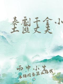 泰剧千金小姐的土匪丈夫