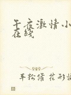 午夜激情小视频在线