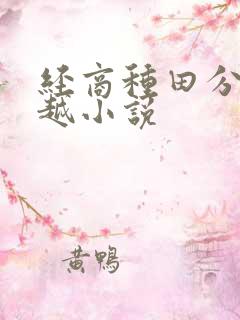 经商种田分家穿越小说