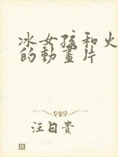 冰女孩和火女孩的动画片