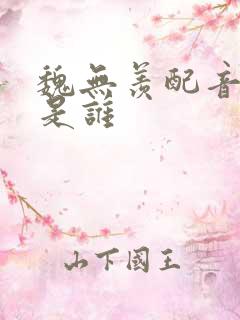 魏无羡配音演员是谁