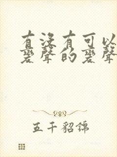 有没有可以实时变声的变声器