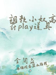 调教小奴高潮惩罚play道具