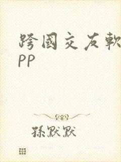 跨国交友软件app