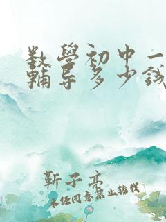 数学初中一对一辅导多少钱