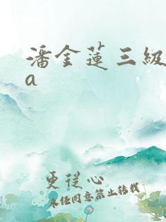潘金莲三级aaa