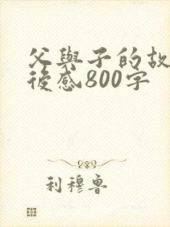 父与子的故事读后感800字