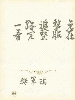 一路追击免费观看完整版在线全集