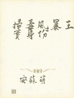 扫毒风暴王奇真实身份