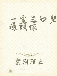 一家三口儿子卡通头像