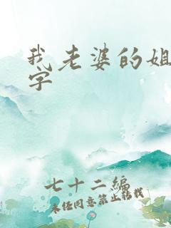 我老婆的姐姐中字