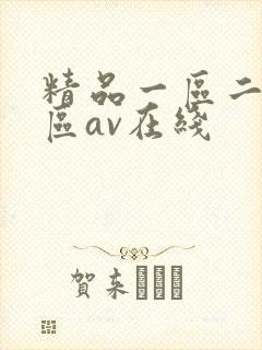 精品一区二区三区av在线