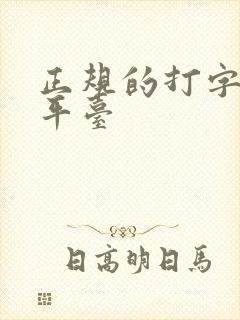 正规的打字录入平台