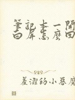 笔记本一开机就白屏怎么回事