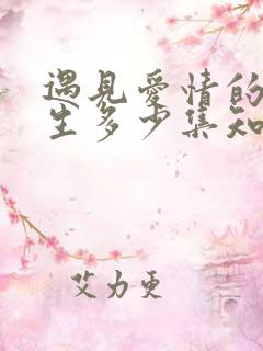 遇见爱情的利先生多少集知道身世