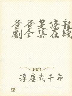 爸爸是条龙电视剧全集在线观看