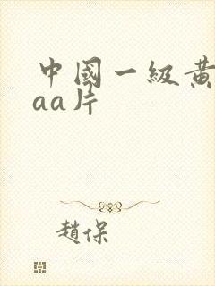 中国一级黄色aaa片