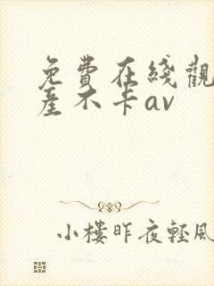 免费在线观看国产不卡av