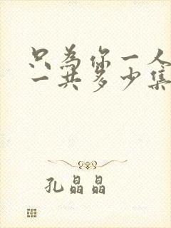 只为你一人泰剧一共多少集