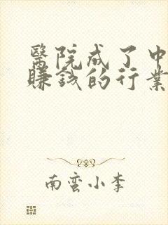 医院成了中国最赚钱的行业