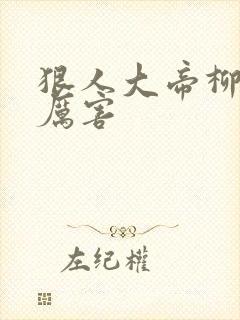 狠人大帝柳神谁厉害