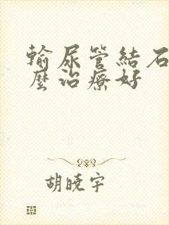 输尿管结石 怎么治疗好