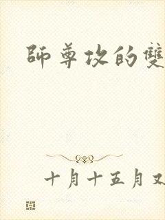 师尊攻的双男主