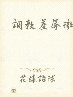 调教羞辱微博