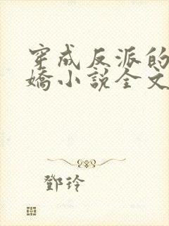 穿成反派的掌中娇小说全文阅读