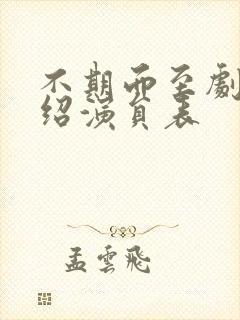 不期而至剧情介绍演员表