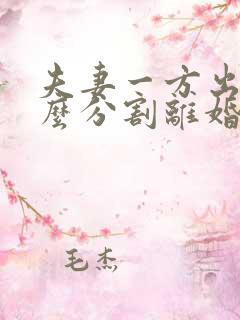 夫妻一方出轨怎么分割离婚财产