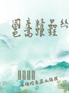 国产精品丝袜黑色高跟鞋