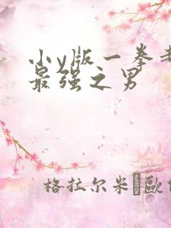 小y版一拳超人最强之男