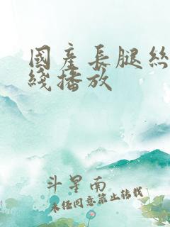 国产长腿丝袜在线播放