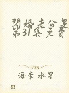 闪婚老公是豪门第31集免费观看