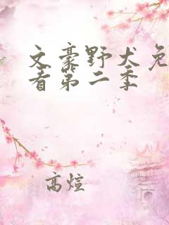 文豪野犬免费观看第二季