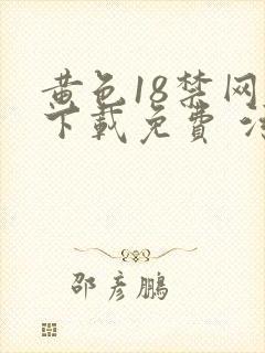 黄色18禁网站下载免费 污污污