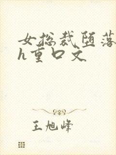 女总裁堕落调教h重口文