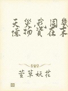 天灾,我囤几十亿物资在末世求生