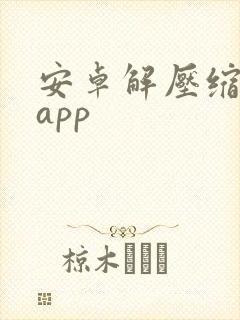 安卓解压缩软件app