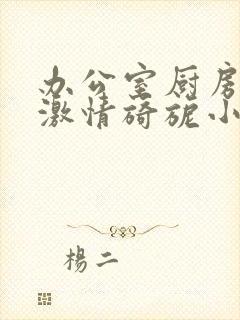 办公室厨房呻吟激情旖旎小说